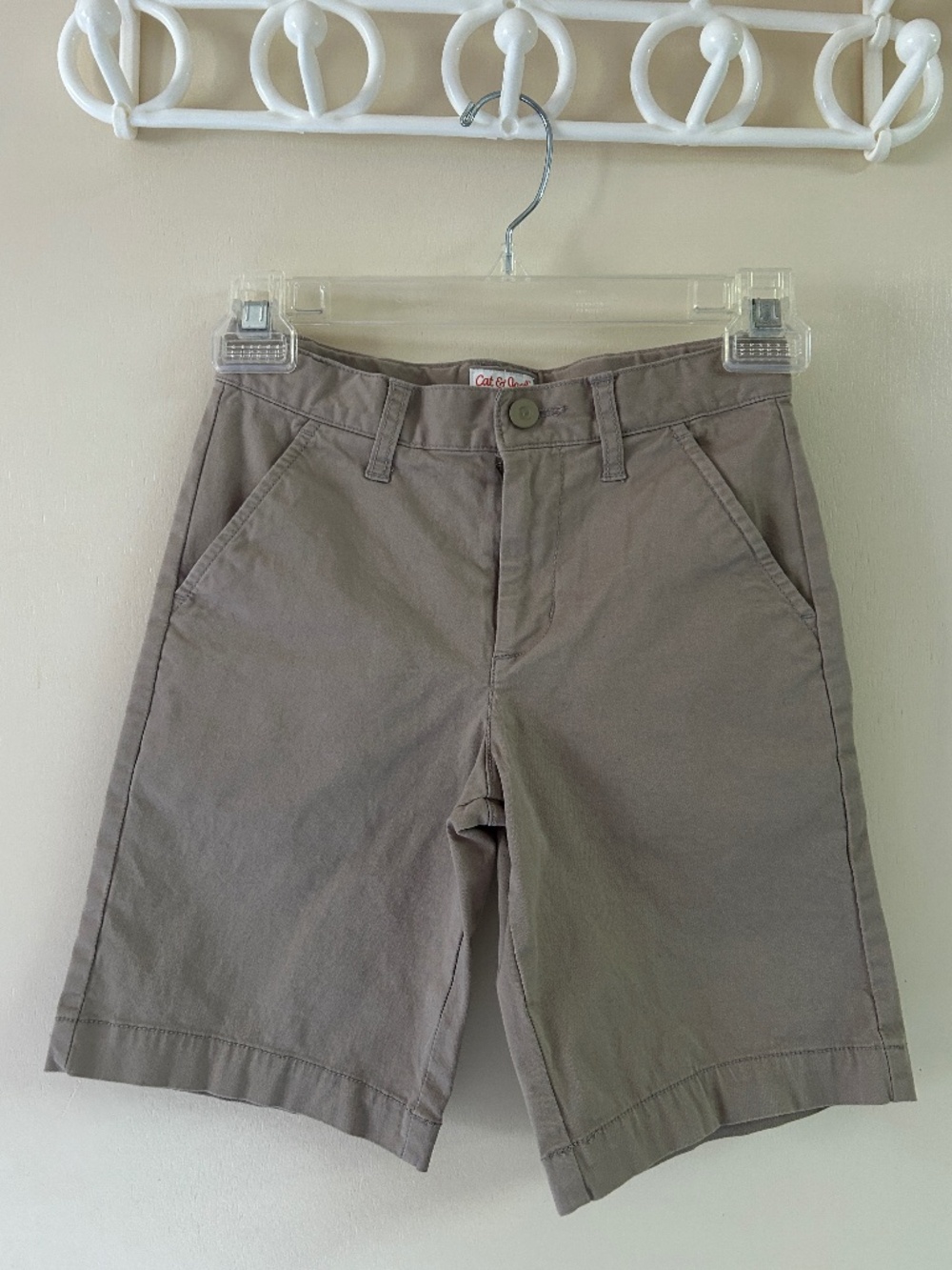 Cat & Jack Boys School Uniform Shorts Khaki Size 7